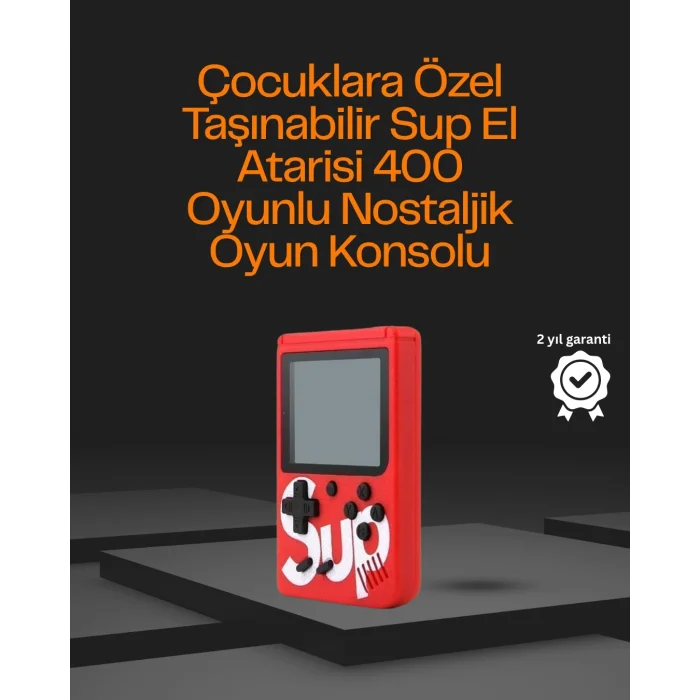 BUĞZ 3 İnç Ekranlı Klasik Oyunlu El Konsolu