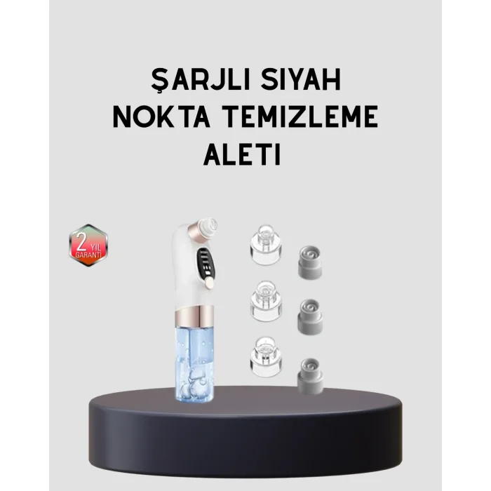 BUĞZ 3 Kademeli Vakumlu Gözenek Temizleme Cihazı – Cilt Yenileyici Masaj ve Derin Temizlik