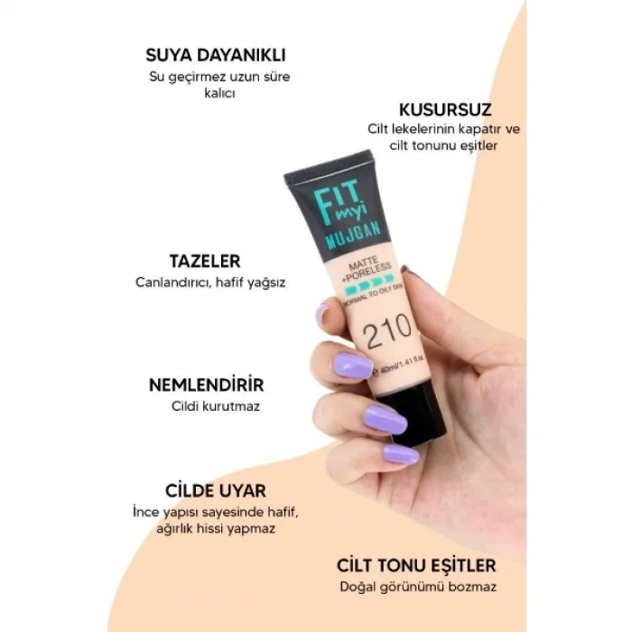 BUĞZ 3lü Fit Myi Tüp Fondöten Seti