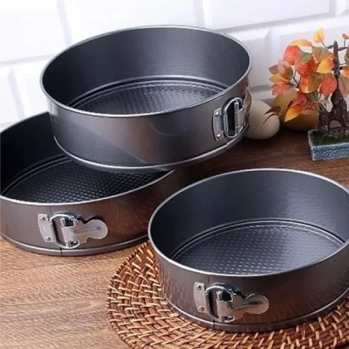  3lü Kelepçeli Kek Kalıbı Seti