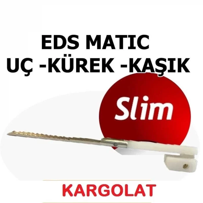 BUĞZ 3lü Set Eds Slim Ürün Kesme Makinası Yedek Kaşık İnce Sarım Yedek Uc Kürek