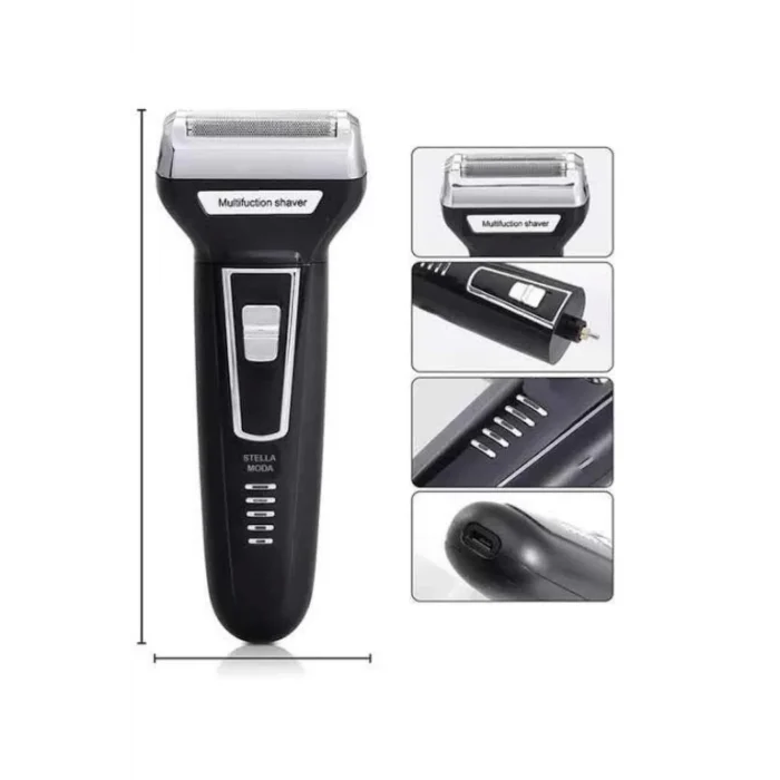  3lü Set Saç Sakal Kesme Traş Makinesi Burun Kılı Alma Tıraş Makinesi