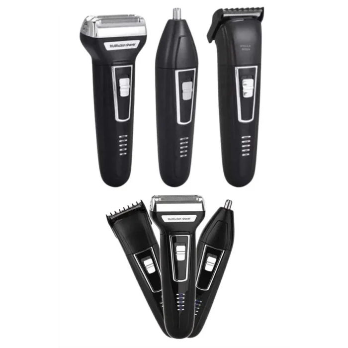 BUĞZ 3lü Set Saç Sakal Kesme Traş Makinesi Burun Kılı Alma Tıraş Makinesi - Lisinya
