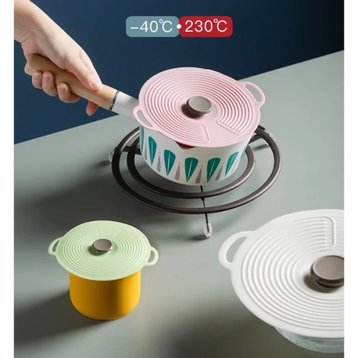 BUĞZ 3lü Vakumlu Silikon Kapak Seti