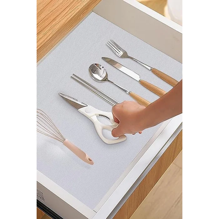  3 Metre Pvc Şeffaf Kaplama Kaydırmaz Dolap Içi Kaymaz Kaydırmaz Eva Raf Örtüsü