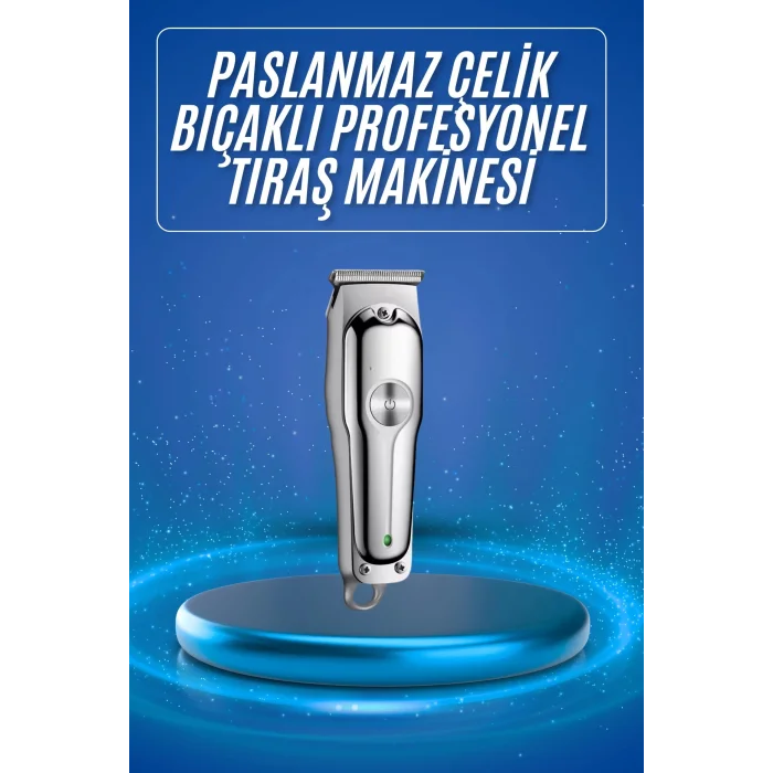  3 Taraklı Saç Sakal Düzeltici Traş Makinesi Seti Paslanmaz Çelik