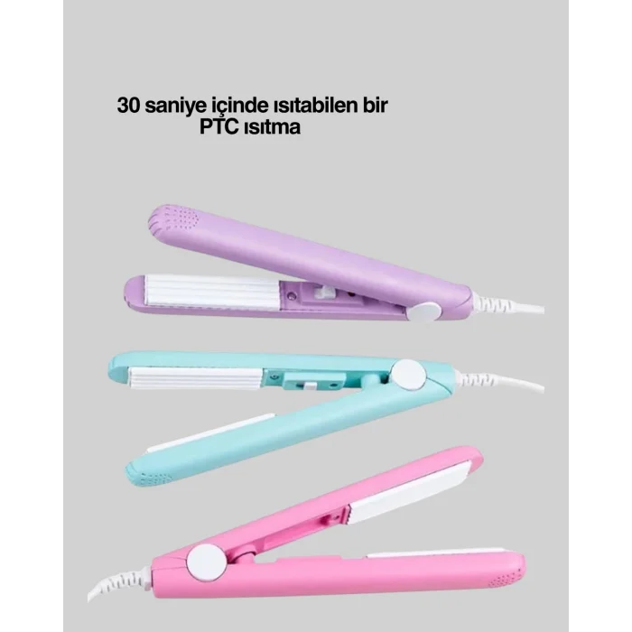 BUĞZ 30 Saniyede Isınan PTC Teknolojili Saç Şekillendirici – Sabit Isı Kontrollü, Hızlı Performans - Lisinya