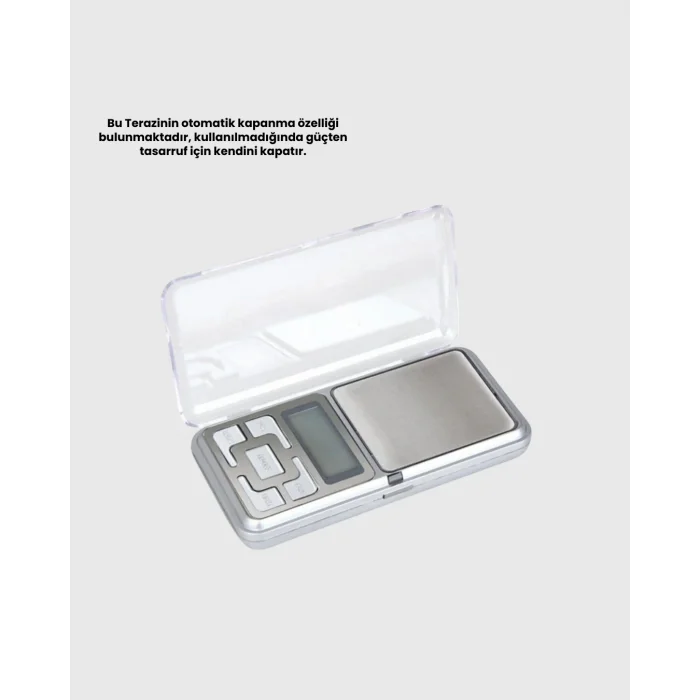 BUĞZ 300 Gr Hassas Cep Terazisi Mavi Işıklı LCD Ekranlı