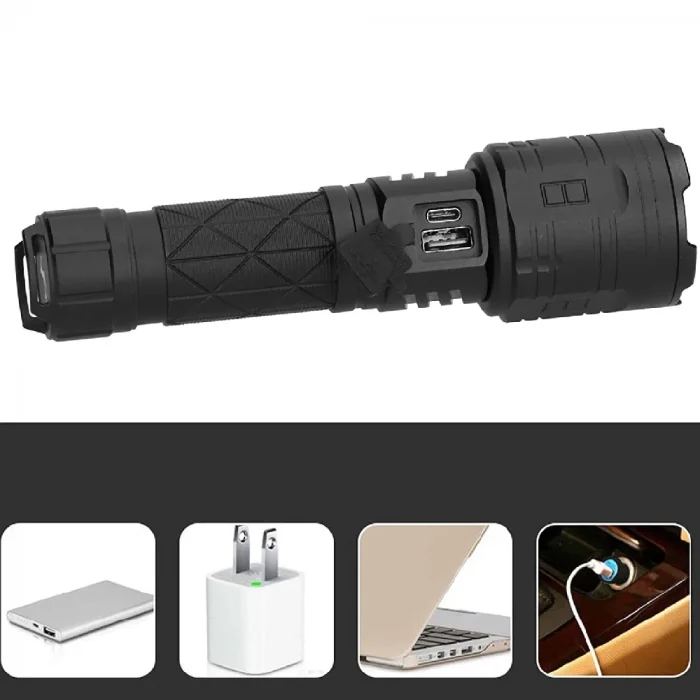 BUĞZ 3000 Lümen Güçlü El Feneri  Wt-604