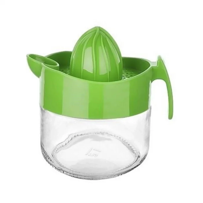 BUĞZ 300ml Cam Hazneli Pratik Limon Narenciye Sıkacağı KC-405