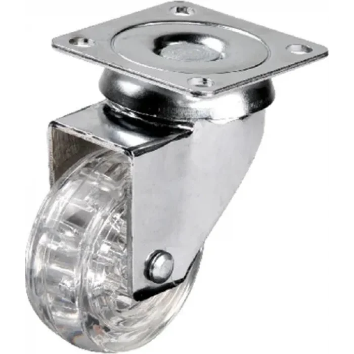 BUĞZ 301 - 50x20 Mm Şeffaf Makaralı Tablalı Teker