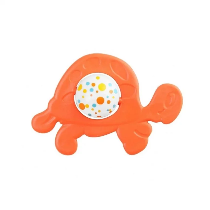  30862-LC Kanz Sevimli Kaplumbağa Diş Kaşıyıcı Çıngırak