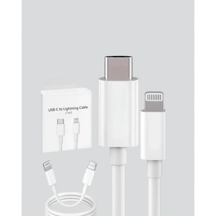 BUĞZ 30W Type-C Lightning Hızlı Şarj Kablosu 1.2m iPhone Uyumlu