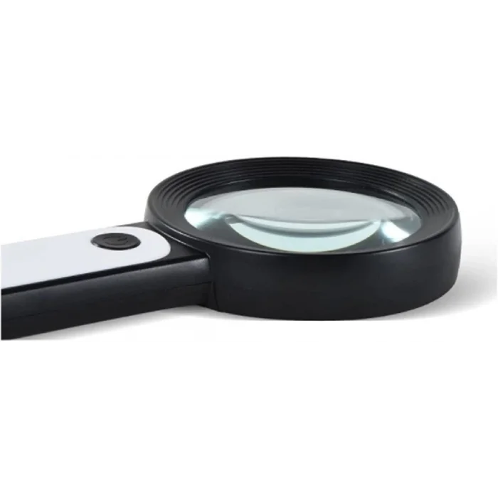 BUĞZ 30x 12ışıklı Büyüteç Taşınabilir Çıft Katmanlı Optik Cam Okuma Büyüteç 229018