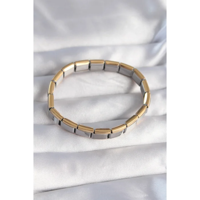 BUĞZ 316L Çelik Çift Renk Yazılı Nomination Bileklik