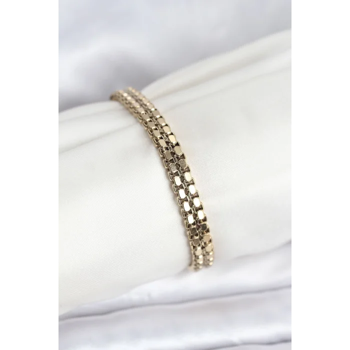 BUĞZ 316L Çelik Gold Renk Kadın Bileklik