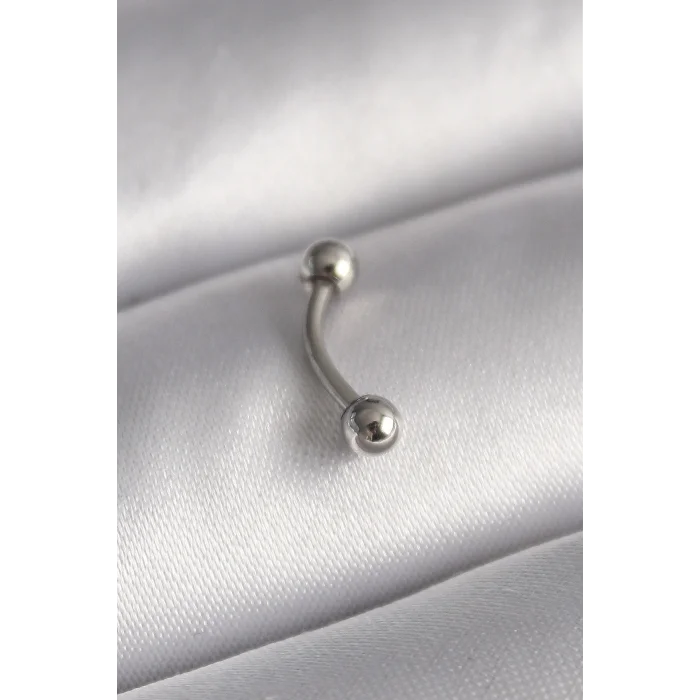 BUĞZ 316L Çelik Gümüş Renk Topçuk Model Piercing
