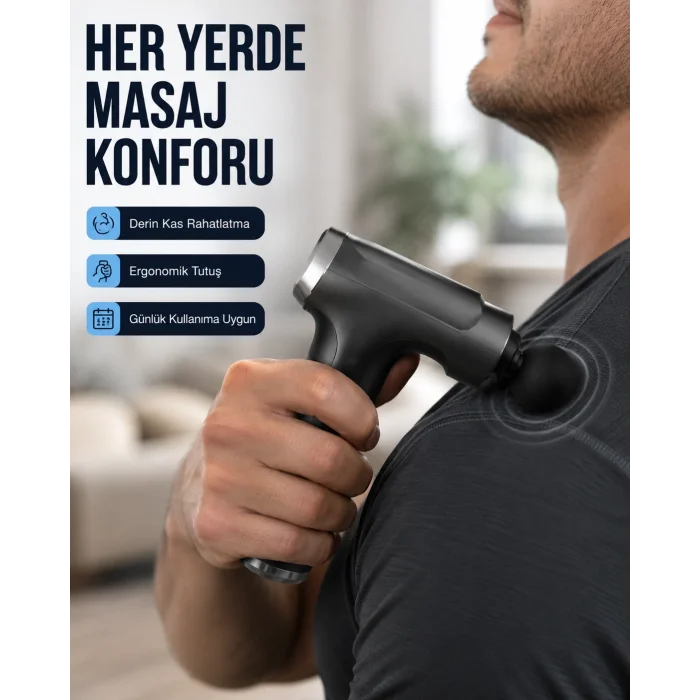BUĞZ 3200R/Dak Güçlü Motorlu Masaj Cihazı Yeni Nesil