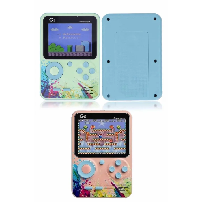  3.5 İnç Klasik Retro LCD Ekran 500 Oyunlu Oyun Konsolu Taşınabilir