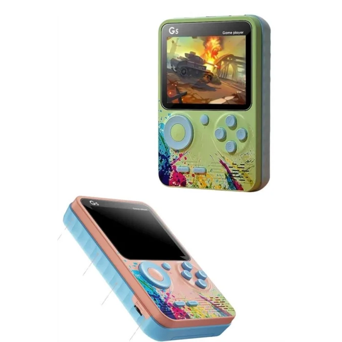 BUĞZ 3.5 İnç Klasik Retro LCD Ekran 500 Oyunlu Oyun Konsolu Taşınabilir