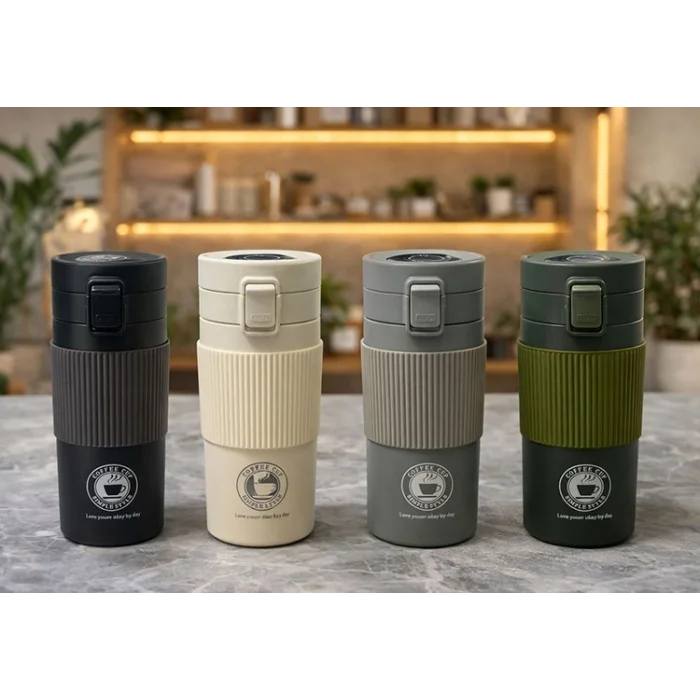 BUĞZ 350 ml Paslanmaz Çelik Dereceli Termos Mug Bardak