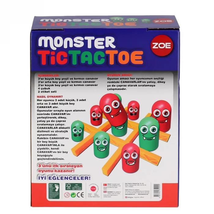 BUĞZ 35009 Zoe Tic Tac Toe -KS Game