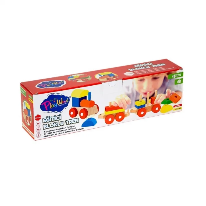 BUĞZ 351-ONY KUTUDA  AHŞAP EĞİTİCİ BLOKLU TREN
