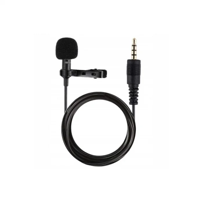 BUĞZ 3.5mm Jak 1.5 Metre Double Mikrofon - Siyah