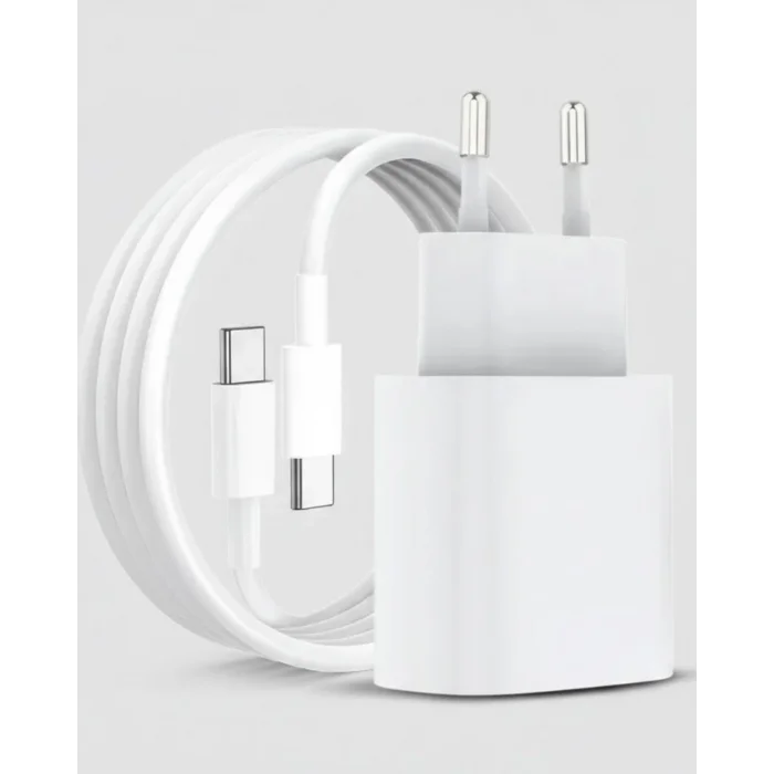 BUĞZ 35W Güçlü USB-C Şarj Aleti Type-C Kablo Dahil