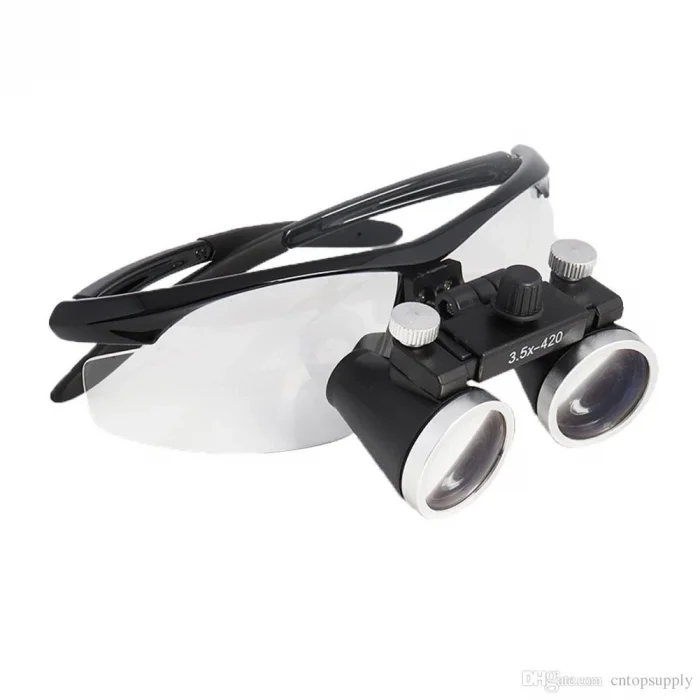 BUĞZ 3.5x420mm  Diş Cerrahi Gözlük Lens Büyüteç,taşıma Çantalı - BUĞZ