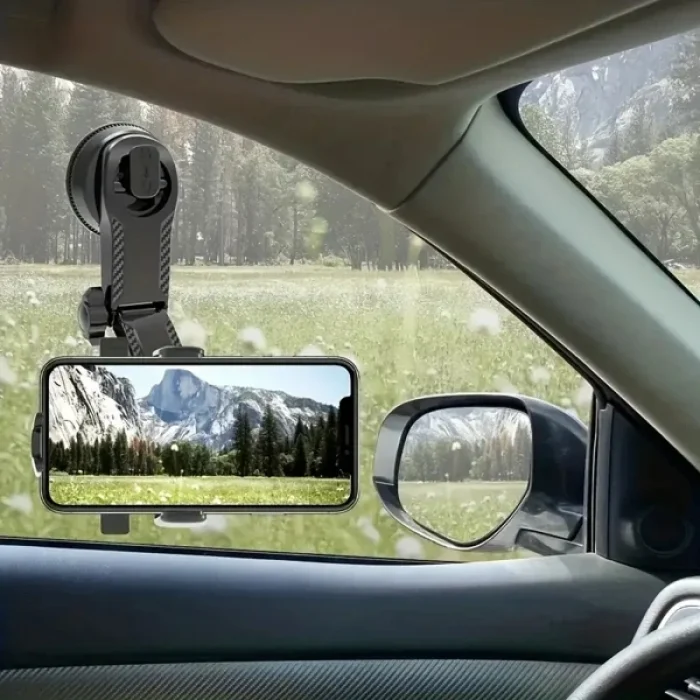 BUĞZ 360 Derece Dönebilen Vakumlu Araç Telefon Tutucu