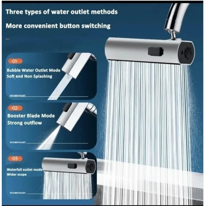 BUĞZ 360 Derece Döner Musluk Başlığı