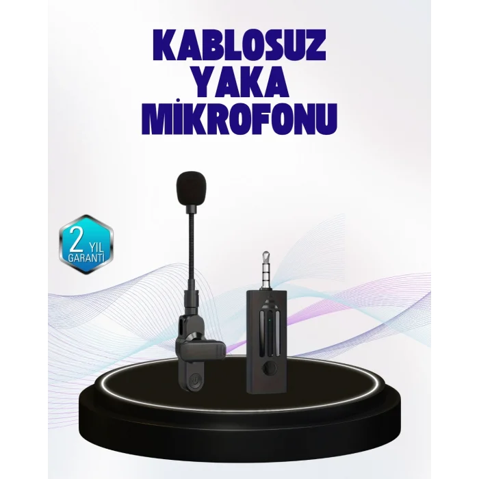 BUĞZ 360 Derece Ses Algılamalı Type C Şarjlı Yaka Mikrofonu