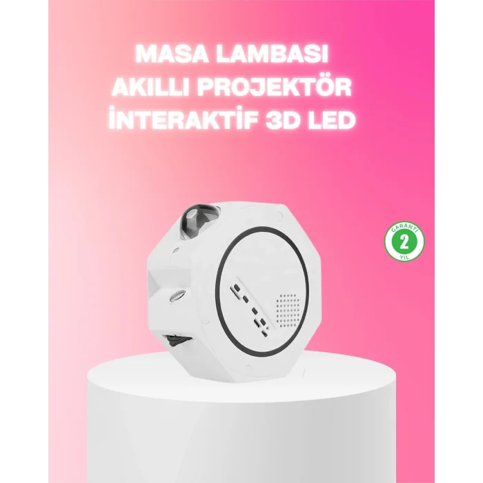 BUĞZ 360° Döndürülebilir Yıldızlı Gökyüzü Projeksiyon Gece Lambası