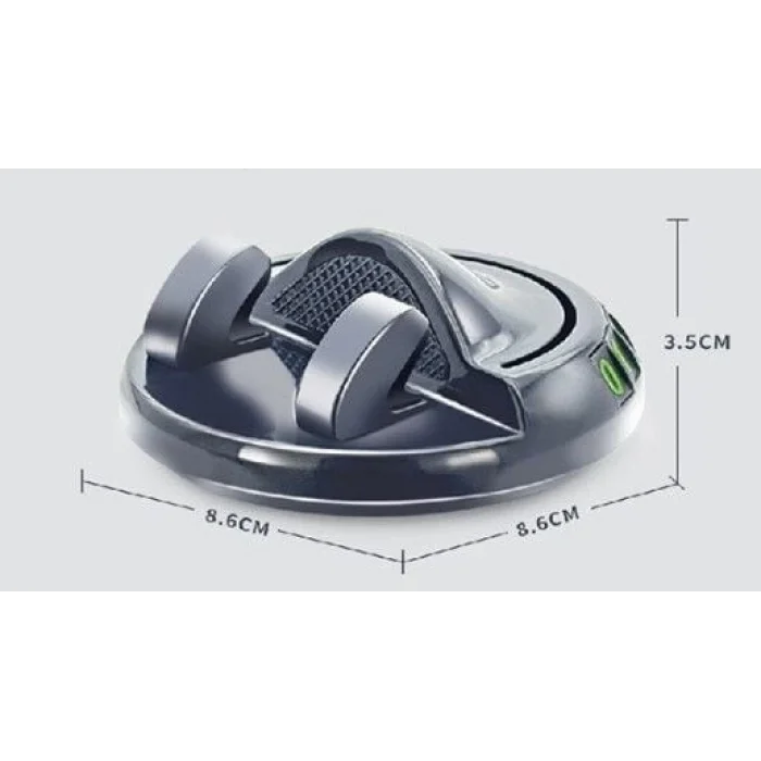 BUĞZ 360° Dönebilen Yapışkanlı Numaratörlü Araç Telefon Tutucu