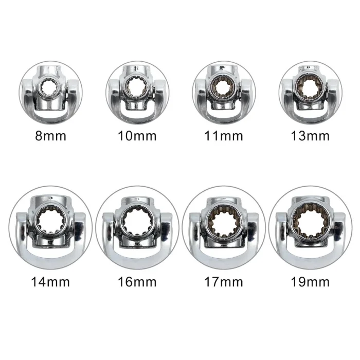  360 ° Döner Başlıklı Çok Fonksiyonlu Soket Anahtar