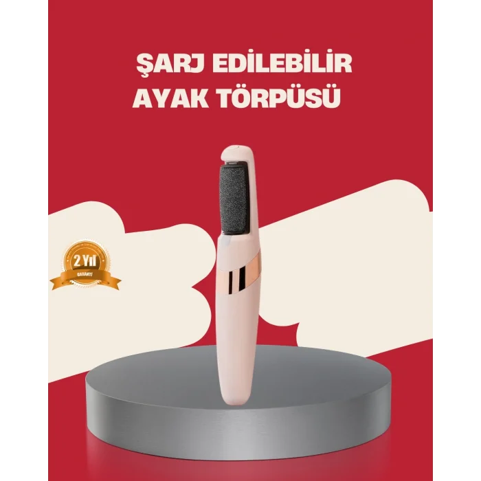 BUĞZ 360° Etkili Elektrikli Ayak Bakım Aleti Nasır Giderici