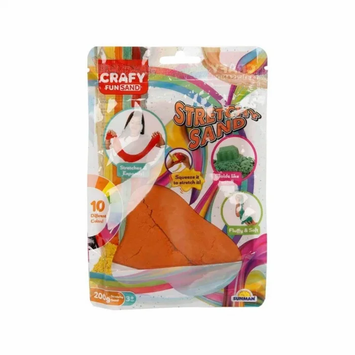  3601 Crafy Streç Oyun Kumu Turuncu 200 g