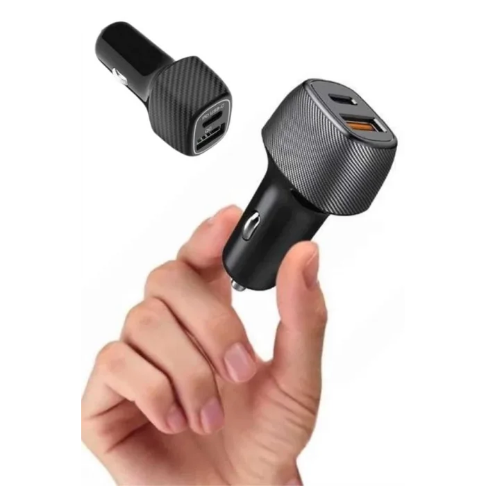  38W Oto Çakmaklık Araç Içi Şarj Cihazı Hızlı Şarj Uzun Ömürlü