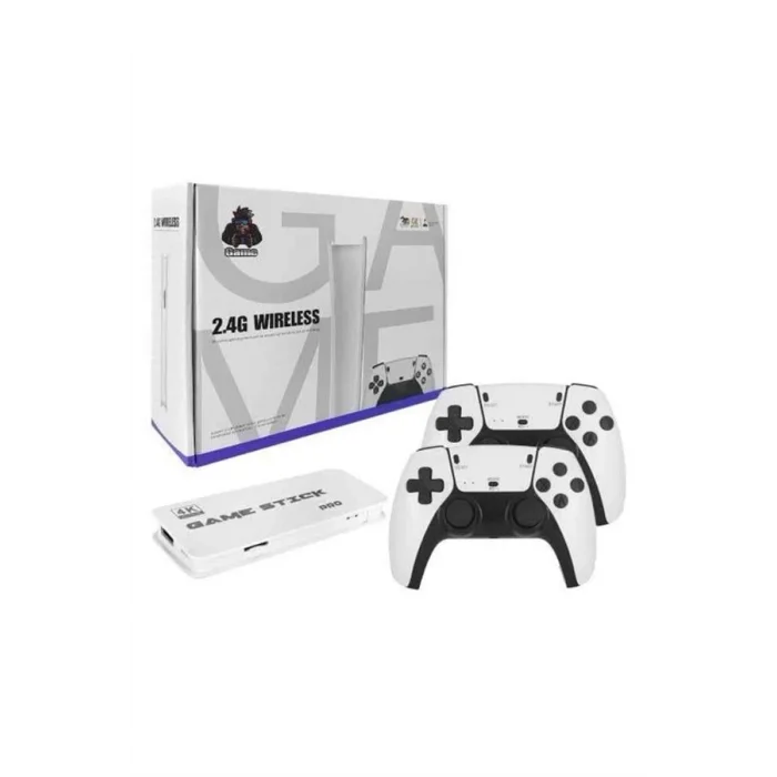 BUĞZ 3D 4K 2000 Oyunlu Game Stick Oyun Konsolu Çift Konsol