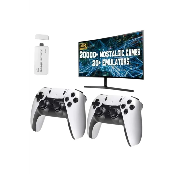 BUĞZ 3D 4K HD 2.4G Game Stick 4K Ultra Hd Oyun Konsolu Çift Kollu