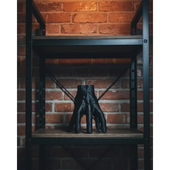 BUĞZ 3D Dekoratif Siyah El Obje 27x22 cm Sanatsal ve Şık Aksesuar