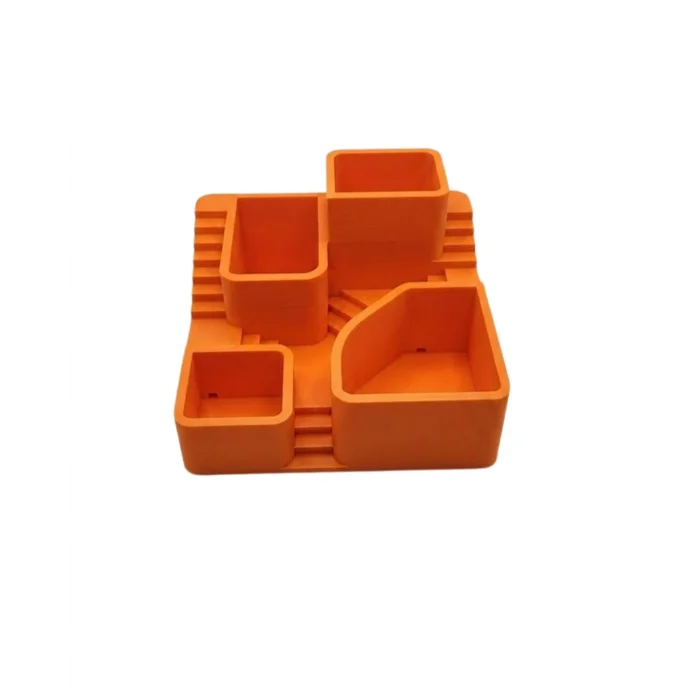 BUĞZ 3D Kaktüs Saksı Seti Çok Bölmeli Modern Dekoratif Masaüstü Bitki Standı