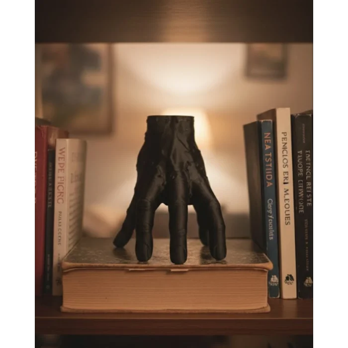 BUĞZ 3D Siyah El Tasarım Dekor 27x22 cm Büyük Boy Statement Obje