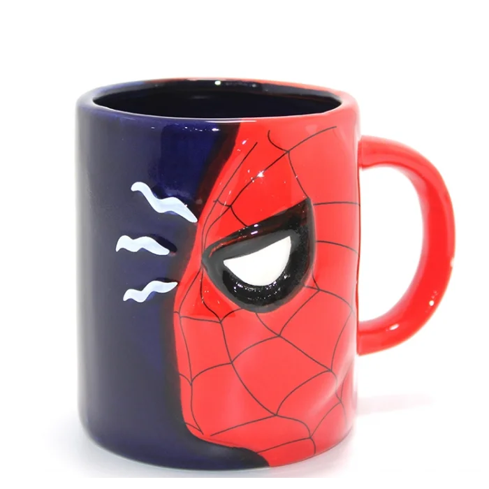 BUĞZ 3D Spiderman Tasarımlı Porselen Kupa Bardak