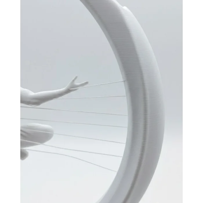 BUĞZ 3D Zen Heykeli Modern Ay Tasarımlı Meditasyon Biblosu