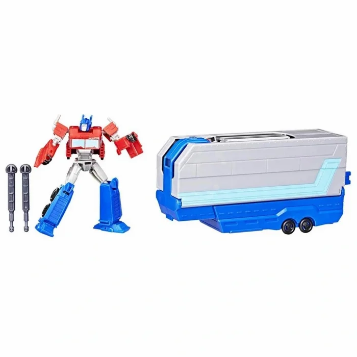 BUĞZ 3in1 Sesli ve Işıklı Transformers EarthSpark Optimus Prime Savaş Oyun Seti