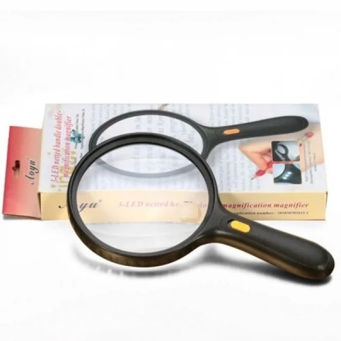 BUĞZ 3led Işıklı,1.8x5x 138mm Lenslı Büyüteç