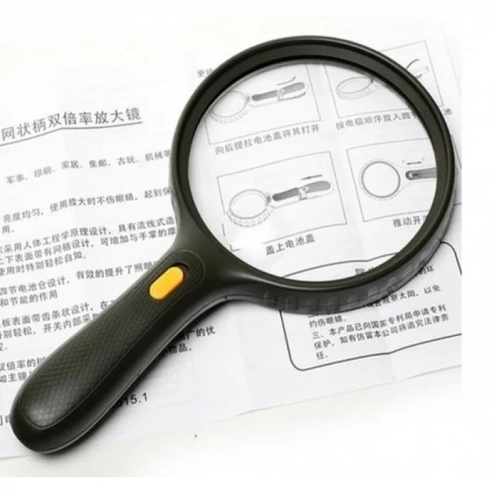 BUĞZ 3led Işıklı,1.8x5x 138mm Lenslı Büyüteç - BUĞZ