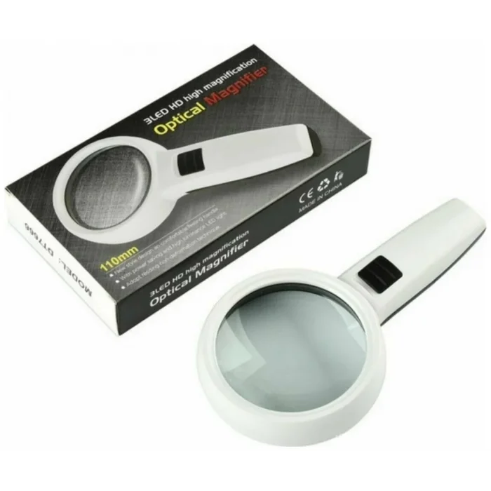 BUĞZ 3ledli 30x110mm & Takı, Okuma,para Kontrol Için  Led Işıklı Büyüteçdt7666 - BUĞZ